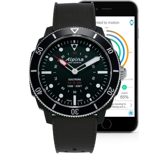 ALPINA SEASTRONG HOROLOGICAL SMARTWATCH AL-282LBB4V6 - ALPINA - ZNAČKY