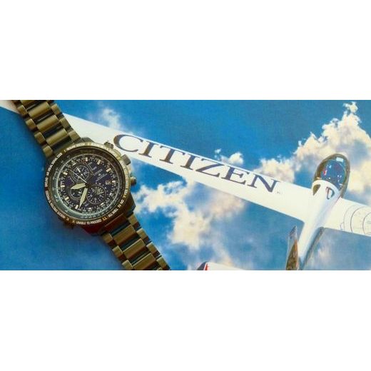 CITIZEN PROMASTER SKY RADIO CONTROLLED SUPER TITANIUM AT8195-85L - PROMASTER - BRANDS