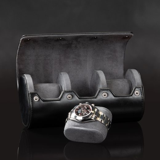 WATCH CASE HEISSE & SÖHNE VINTAGE 3 70019-218.142 - WATCH BOXES - ACCESSORIES