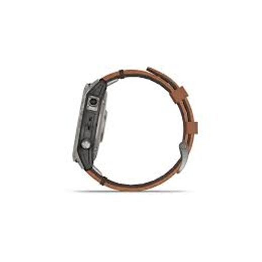 GARMIN FĒNIX 7 PRO SAPPHIRE SOLAR EDITION TITANIUM / BROWN LEATHER BAND - 010-02777-30 - FENIX 7 - ZNAČKY