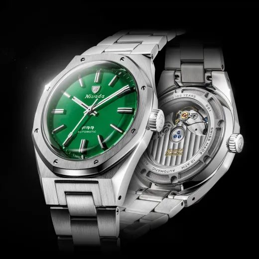 NIVADA GRENCHEN F77 MK2 JADE – 100 YEARS – 38 MM - F77 - MĂRCI
