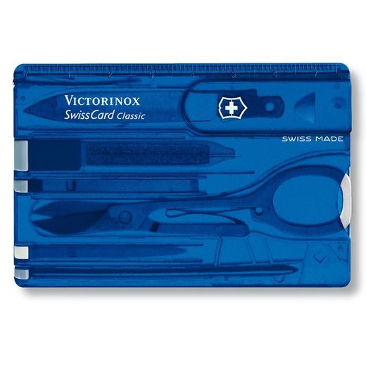 VICTORINOX SWISSCARD CLASSIC BLUE - POCKET KNIVES - ACCESSORIES