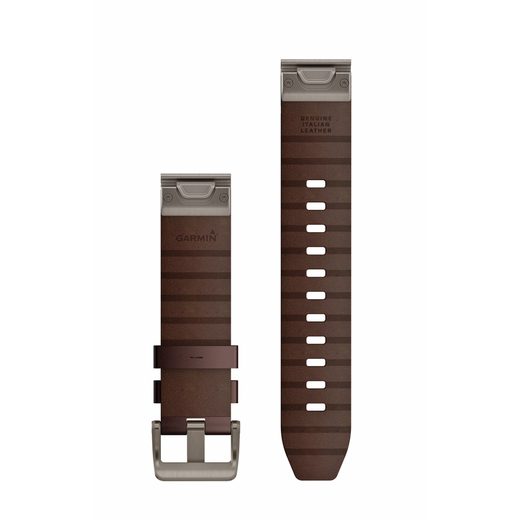 GARMIN QUICKFIT® 22 OXFORD BROWN LEATHER STRAPS 010-13123-10 - STRAPS - ACCESSORIES