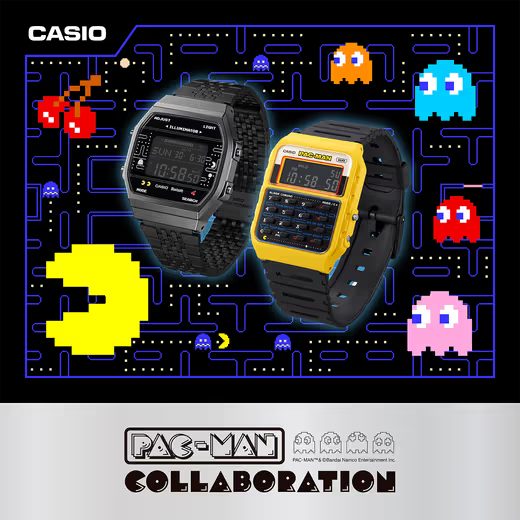CASIO COLLECTION VINTAGE CA-53WPC-1BER PAC-MAN COLLABORATION - CLASSIC COLLECTION - BRANDS