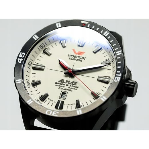 VOSTOK EUROPE ALMAZ AUTOMATIC LINE NH35-320C680 - ALMAZ SPACE STATION - ZNAČKY