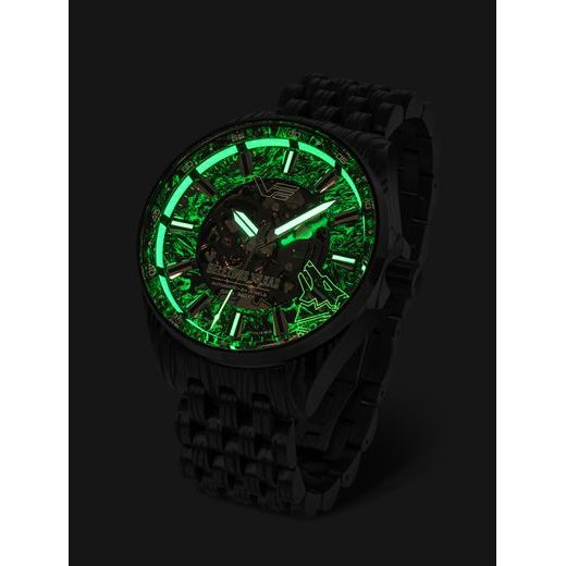 VOSTOK EUROPE GELEŽINIS VILKAS IRON WOLF LIMITOVANÁ EDICE NH72-326D777 - LIMITOVANÉ EDICE - ZNAČKY