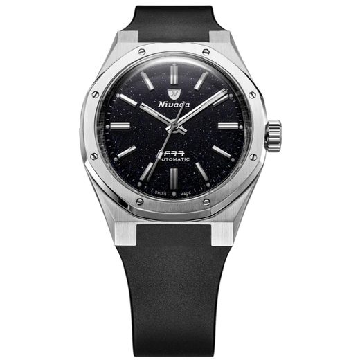 NIVADA GRENCHEN F77 SST DARK BLUE AVENTURINE BATON HANDS MK2 - 38MM - F77 - BRANDS