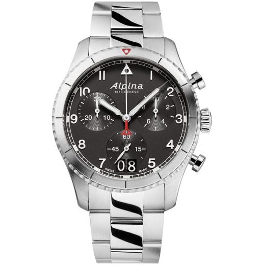 ALPINA STARTIMER PILOT QUARTZ CHRONOGRAPH BIG DATE AL-372BW4S26B - STARTIMER PILOT CHRONOGRAPH - BRANDS