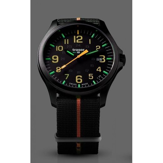 TRASER P67 OFFICER PRO GUNMETAL BLACK/ORANGE NATO - HERITAGE - ZNAČKY