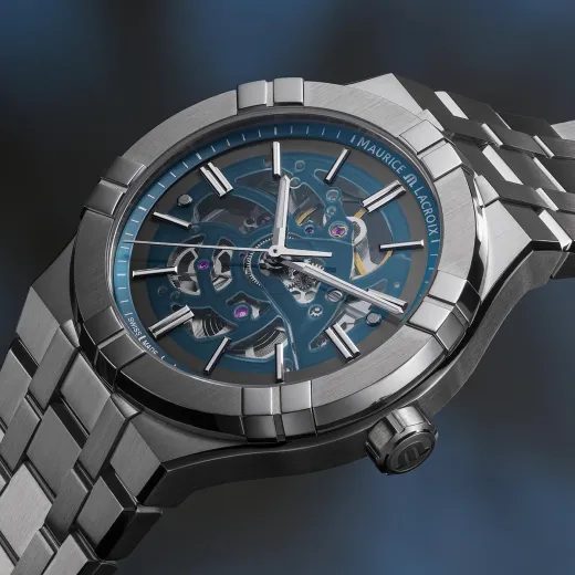 MAURICE LACROIX AIKON AUTOMATIC SKELETON 42MM AI6008-SS00F-031-C - AIKON - ZNAČKY