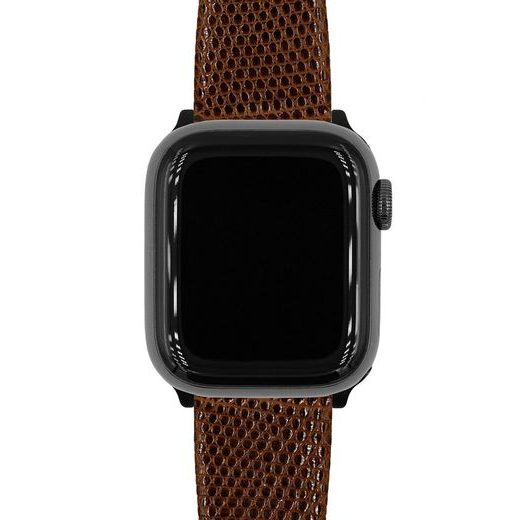 ŘEMÍNEK HIRSCH LIZARD - HNĚDÝ, LESKLÝ - STRAPS - ACCESSORIES