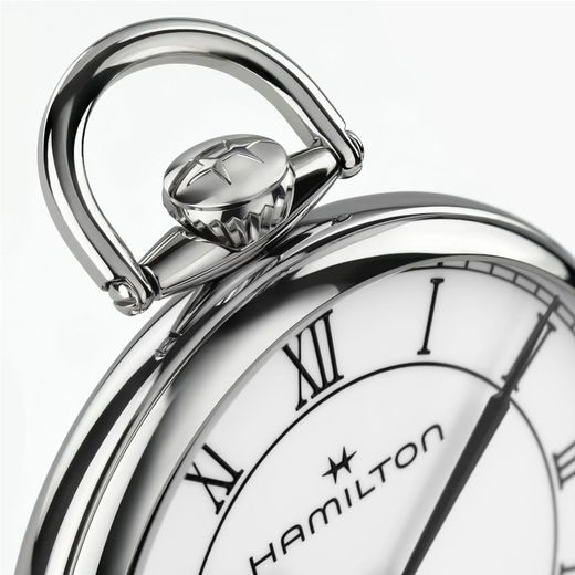 HAMILTON AMERICAN CLASSIC LANCASTER SPECIAL EXCLUSIVE POCKET WATCH H89819120 - AMERICAN CLASSIC - BRANDS