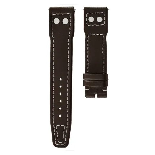 KOŽENÝ ŘEMÍNEK BIATEC PILOT | TMAVĚ HNĚDÝ - 20 MM - STRAPS - ACCESSORIES