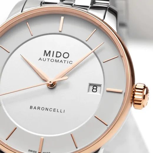 SET MIDO BARONCELLI SIGNATURE M037.407.21.031.00 A M037.207.21.031.00 - HODINKY PRO PÁRY - HODINKY