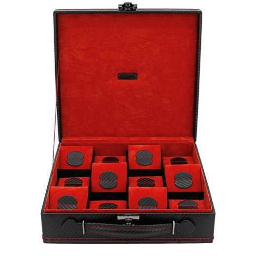 WATCH BOX FRIEDRICH LEDERWAREN CARBON 32054-2 - WATCH BOXES - ACCESSORIES