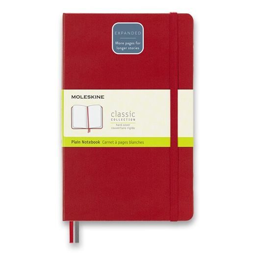 ZÁPISNÍK MOLESKINE EXPANDED VÝBĚR BAREV - TVRDÉ DESKY - L, ČISTÝ 1331/111717 - DIÁŘE A ZÁPISNÍKY - OSTATNÍ