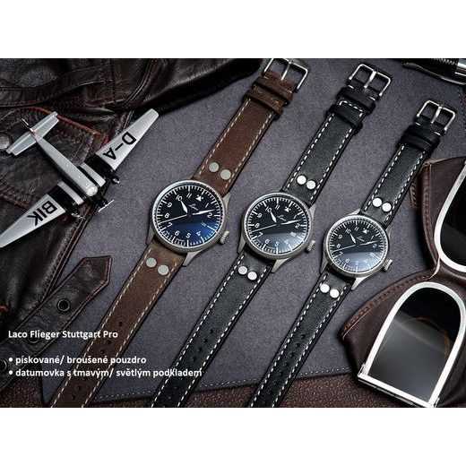 LACO STUTTGART PRO 40 AUTOMATIC - FLIEGER PRO - BRANDS