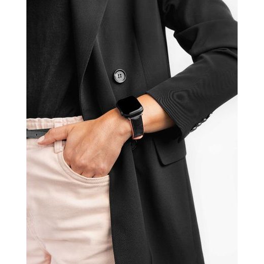 ŘEMÍNEK HIRSCH ANDY - ČERNO-RŮŽOVÝ - STRAPS - ACCESSORIES