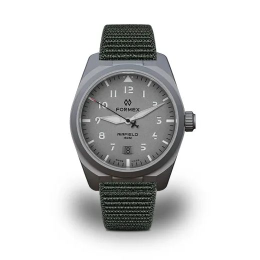 FORMEX AIRFIELD AUTOMATIC TARMAC GREY KHAKI GREEN NYLON-VELCRO 0661.1.6546.877 - FIELD AUTOMATIC - ROBNE MARKE