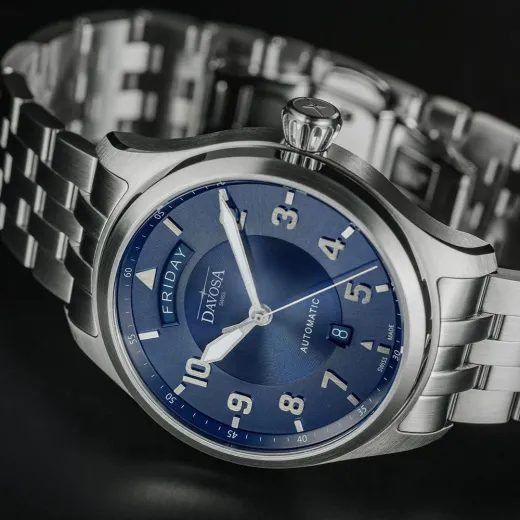 DAVOSA NEWTON PILOT DAY-DATE AUTOMATIC 161.585.40 - PILOT - BRANDS