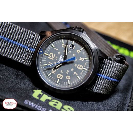 TRASER P67 OFFICER PRO GREY NATO WITH STRIPE - HERITAGE - BRANDS