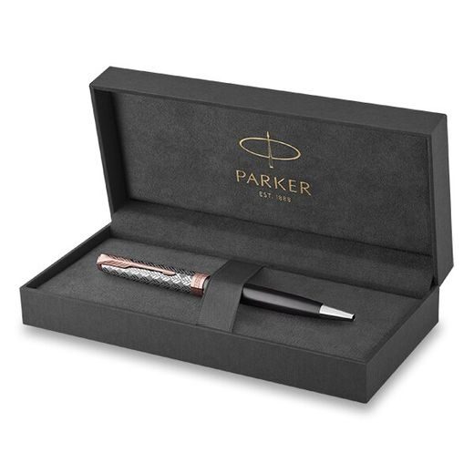 KULIČKOVÉ PERO PARKER SONNET PREMIUM METAL GREY PGT 1502/5259791 - BALLPOINT PENS - ACCESSORIES