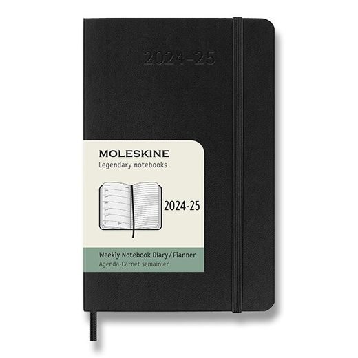 DIÁŘ MOLESKINE 2024- 25- MĚKKÉ DESKY - S - VÝBĚR BAREV 1206/57040 - DIÁŘE A ZÁPISNÍKY - OSTATNÍ