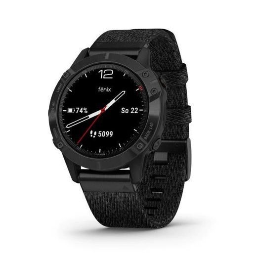 GARMIN FENIX6 PRO SAPPHIRE, BLACKDLC/BLACKNYLON BAND (MAP/MUSIC) 010-02158-17 - GARMIN - ZNAČKY