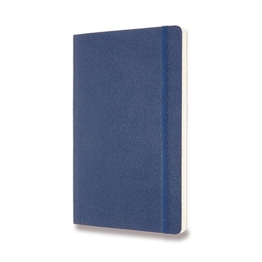 KOŽENÝ ZÁPISNÍK MOLESKINE - MĚKKÉ DESKY - L, LINKOVANÝ MODRÝ 1331/1727242 - DIARIES AND NOTEBOOKS - ACCESSORIES
