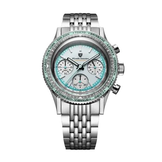 NIVADA GRENCHEN CHRONOKING RACING GREY - INTER. BEZEL - CHRONOMASTER - BRANDS