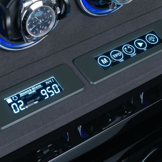 WATCH WINDER HEISSE & SÖHNE CHICAGO 6 70019-225.142 - WATCH WINDERS - ACCESSORIES