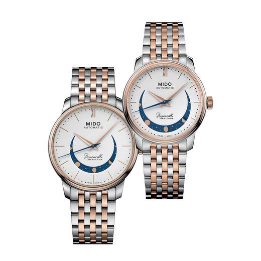 SET MIDO BARONCELLI SMILING M027.407.22.010.01 A M027.207.22.010.01 - HODINKY PRO PÁRY - HODINKY