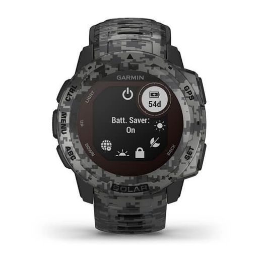 GARMIN INSTINCT SOLAR CAMO BLACK OPTIC 010-02293-05 - GARMIN - ZNAČKY