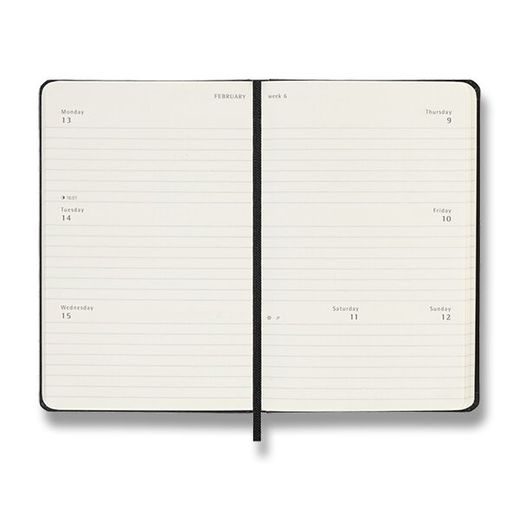 DIÁŘ MOLESKINE 2022-23 18MĚSÍČNÍ ČERNÝ- TÝDENNÍ - TVRDÉ DESKY - S 1206/5703814 - DIARIES AND NOTEBOOKS - ACCESSORIES
