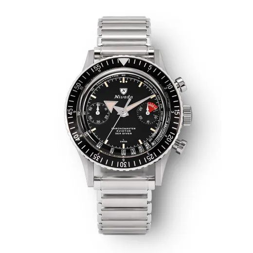 NIVADA GRENCHEN CHRONOMASTER BROAD ARROW N INTER. BEZEL - MANUAL - CHRONOMASTER - ZNAČKY