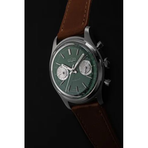 VULCAIN CHRONOGRAPH 70'S - GREEN - CHRONOGRAPH 1970'S - ZNAČKY