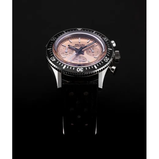 NIVADA GRENCHEN CHRONOKING MECAQUARTZ SALMON - CHRONOMASTER - ZNAČKY