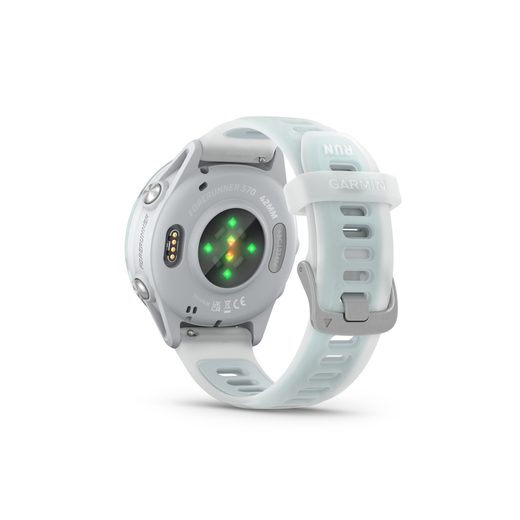 GARMIN FORERUNNER® 570 - 42MM CLOUD BLUE HLINÍKOVÁ LUNETA, POLOPRŮHLEDNÝ ŘEMÍNEK WHITESTONE/CLOUD BLUE 010-02970-01 - FORERUNNER 570 - ZNAČKY