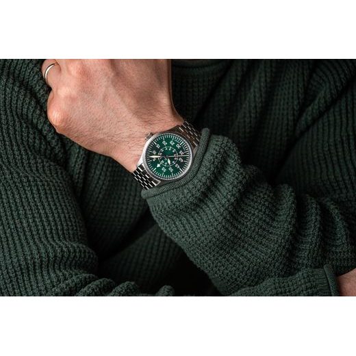 LACO FLIEGER KARLSRUHE PRO GRÜN 37 AUTOMATIC - FLIEGER PRO - ZNAČKY
