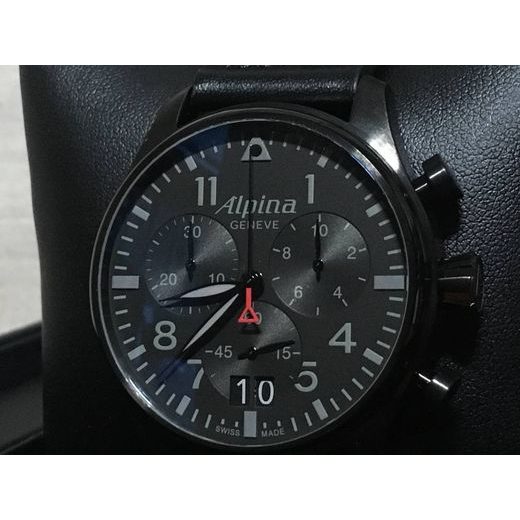 ALPINA STARTIMER PILOT BIG DATE CHRONOGRAPH SHADOW LINE AL-372BB4FBS6 - ALPINA - ZNAČKY