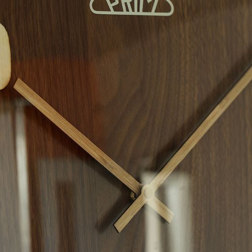 WALL CLOCK PRIM TIMBER VENEER E07P.4153.50 - WALL CLOCK - ACCESSORIES