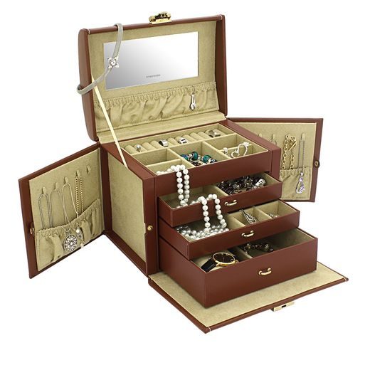 JEWELLERY BOX FRIEDRICH LEDERWAREN CORDOBA 26391-3 - JEWELLERY BOXES - ACCESSORIES