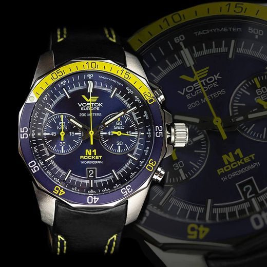 VOSTOK EUROPE N-1 ROCKET CHRONO LINE 6S21/2255253 - ROCKET N-1 - ZNAČKY