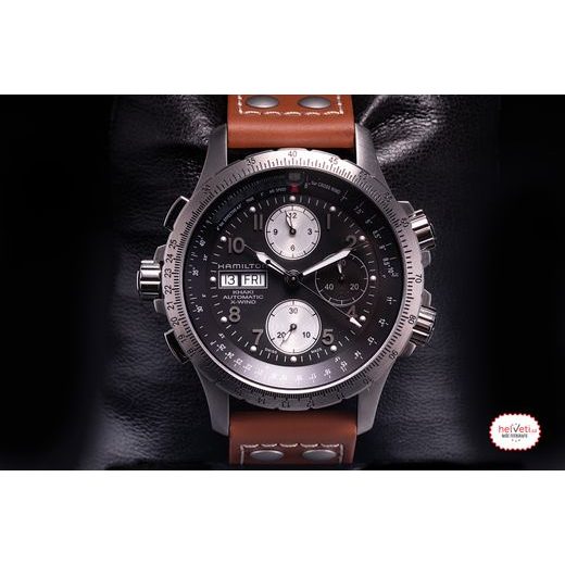 HAMILTON KHAKI AVIATION X-WIND AUTO CHRONO H77616533 - KHAKI AVIATION - ZNAČKY