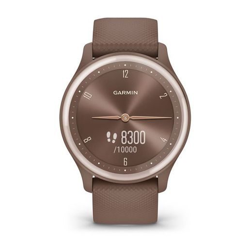 GARMIN VÍVOMOVE SPORT PEACH GOLD/COCOA SILICONE BAND - 010-02566-02 - VIVOMOVE SPORT - BRANDS