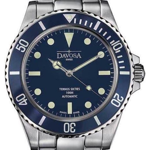 DAVOSA TERNOS SIXTIES AUTOMATIC SAPPHIRE 161.525.40S - TERNOS SIXTIES - BRANDS