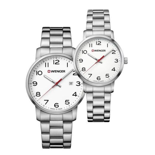 SET WENGER AVENUE 01.1641.104 A 01.1621.104 - WATCHES FOR COUPLES - WATCHES