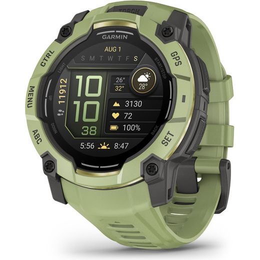GARMIN INSTINCT® 3 – 50 MM, AMOLED FERN GREEN S ŘEMÍNKEM FERN GREEN 010-03020-02 - INSTINCT 3 - ZNAČKY