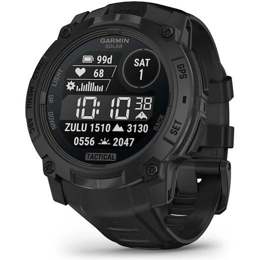 GARMIN INSTINCT® 3 – 50 MM, SOLAR, TACTICAL EDITION BLACK S ŘEMÍNKEM BLACK 010-02935-50 - INSTINCT 3 - BRANDS