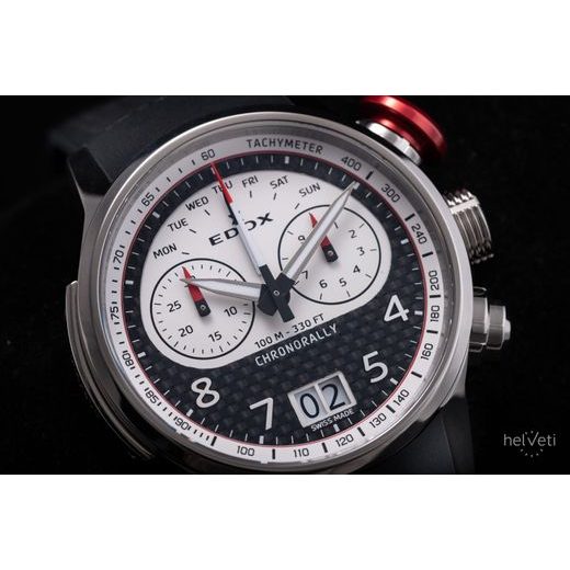EDOX CHRONORALLY 45 LIMITED EDITION QUARTZ CHRONOGRAPH 38003-TINR-CANBR - CHRONORALLY - BRANDS